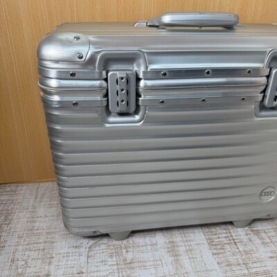Rimowa × Audi Topas Pilot Trolley Silver 2-wheels Carry Case