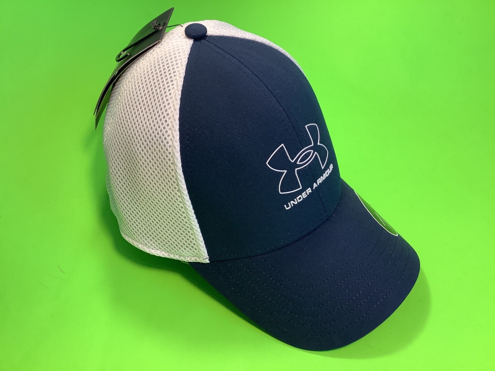 UNDER ARMOUR ISO-CHILL Cooling Technology Men’s Hat Cap Size L /XL Navy Blue NEW thumbnail 6