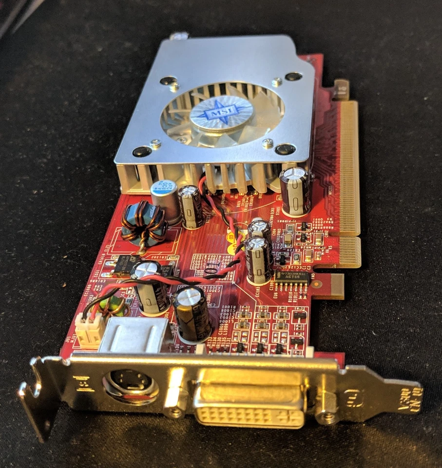 MSI ATi Radeon X1300 V042 6003099R PCI-E DVI DDR2 128MB GRAPHICS Video CARD NEW? - Image 3 of 3