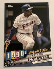 2020 Topps Series 1 Decades Best Blue Parallel TONY GWYNN Padres #DB-56