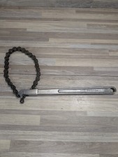 Vtg PROTO Tools USA ~ 801 Chain Ratchet ~ Drop Forged Steel 12" Made In the USA
