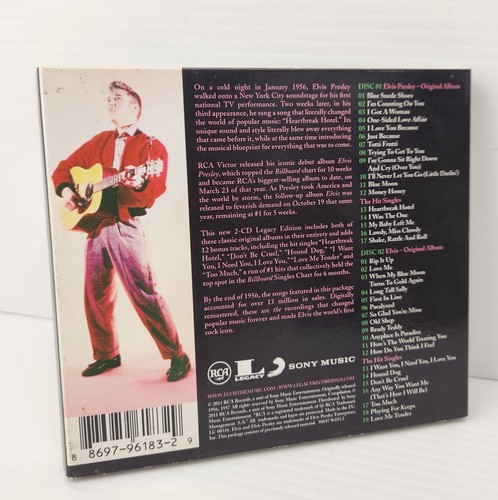 ELVIS PRESLEY - Deluxe Legacy Edition (2 - 1956 Albums) 2 CD Digipak (2011) - Picture 2 of 3