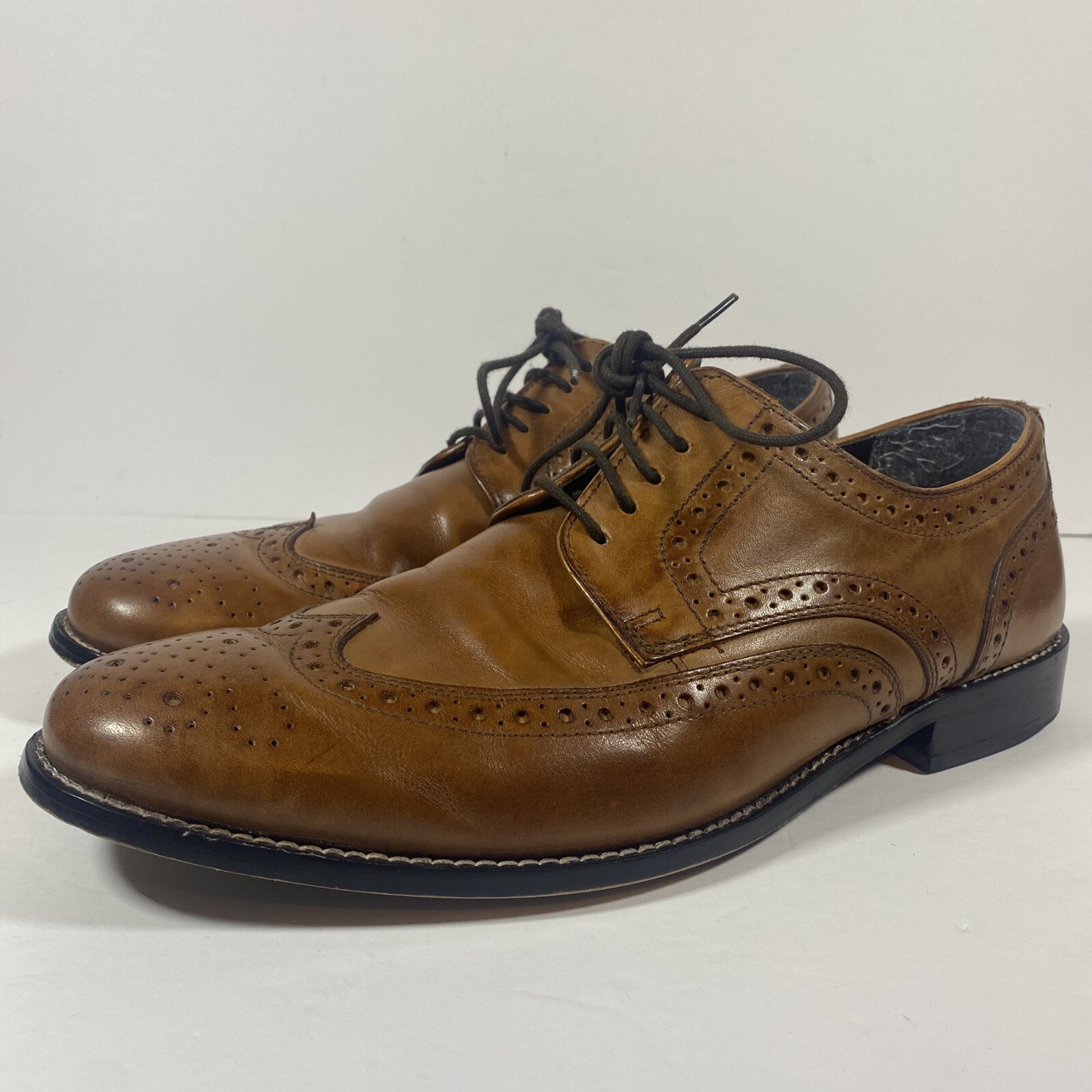 Nunn Bush Nelson Wing Tip Oxfords Dress 