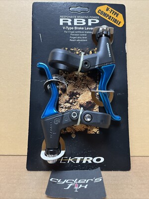 NOS Tektro Anodized Alloy Bike Brake Levers Mtb Bmx Fit Trek Haro