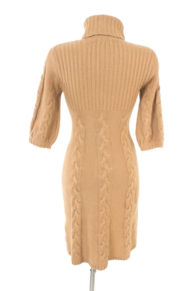 Vestido mujer GANT de punto talla XS con lana angora beige - Imagen 4 de 4