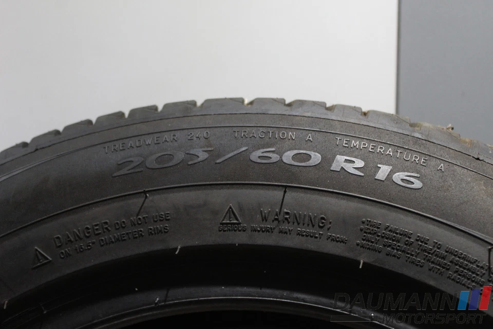 2x SOMMERREIFEN + Michelin Primacy 3 205/60 R16 96V+ Reifen Sommer Dot 17 - Bild 4 von 4