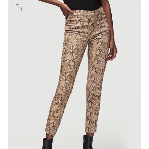 High Skinny Crop Coated Python | eBay