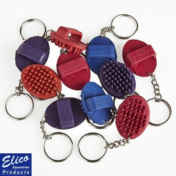 Lilliput Rubber Curry Comb Keyring – HORSE LOVERS – RIDERS GIFT – EQUESTRIAN GIF