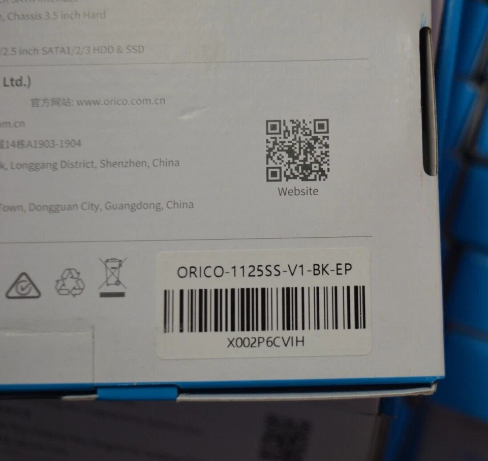 4x Lot New Orico 1125SS 2.5 to 3.5 inch Hard Drive Caddy Adapter 6Gbps Black - Image 4 of 4