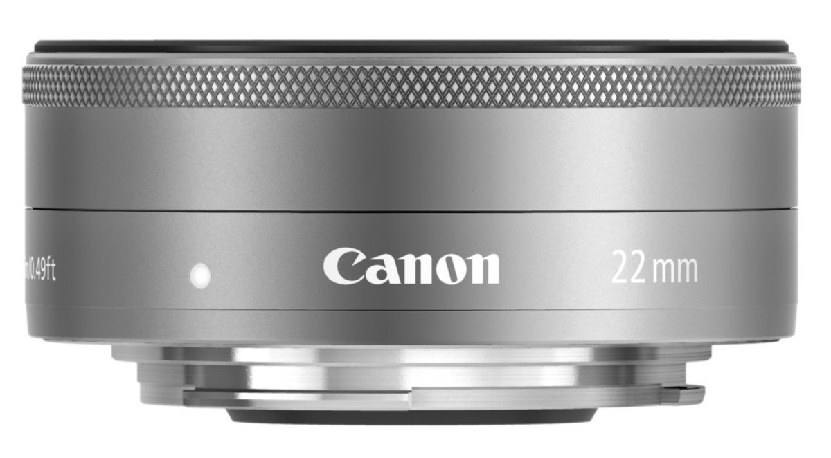 Canon EF-M 22mm f/2 STM SILVER Lens for EOS-M Mirrorless