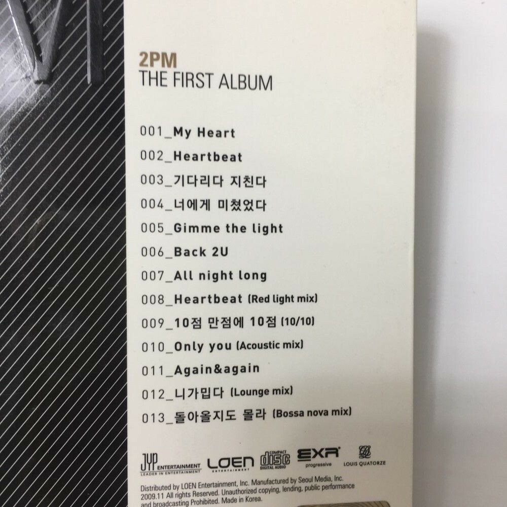 値下げ！K-pop 2PM CD 値下げ！K-pop 2PM CD 01:59PM by 2PM (Korea) (CD, Feb-2011