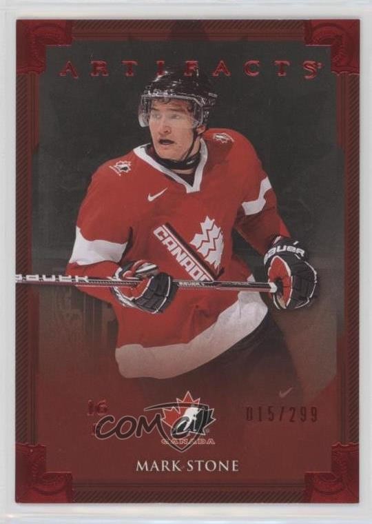 2013-14 Upper Deck Artifacts Team Canada Ruby 15/299 Mark Stone #143 xp6