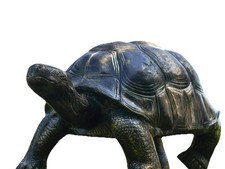 Antike riesige Schildkröte Outdoor Garten Skulptur realistische große Tier Statue USA