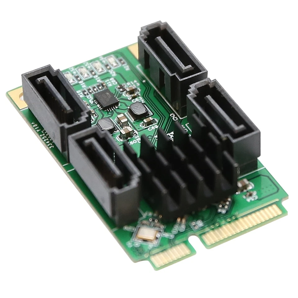 Open Box-4 Port SATA III Mini PCI-e Controller Card - Image 2 of 4