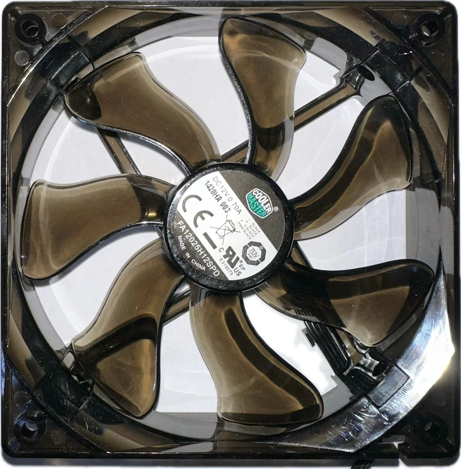 4x Cooler Master 4-Pin DC12V CPU PC Fan 120mm 2000RPM 0.7A 115CFM FA12025H12SPD - Image 2 of 4