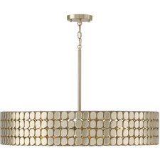 Capital Lighting Fixtures 454141HB OPEN BOX Eliana Chandelier Champagne Brass