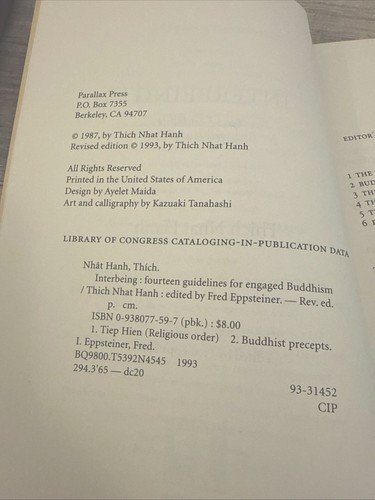 Miracle of Mindfulness & Interbeing By Thich Nhat Hanh - Picture 4 of 8