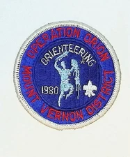 Operation Orion Boy Scout Event Patch 1980 Mount Vernon District
