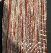 Vintage 90s -00 Genuine Snakeskin Leather Red hide snake Gorgeous 49”multicolor