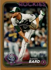 2024 Topps #320 Daniel Bard Gold #/2024