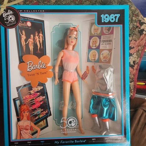 50th Anniversary My Favorite Barbie 1967 Twist ‘N Turn Barbie Doll Reproduction