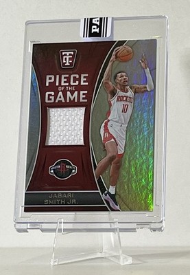 Jabari Smith Jr. Threads Piece of  Game Jersey Relic Houston Rockets Game Worn