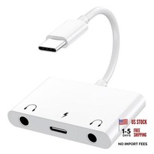 Headphone Adapter for iPad, Headphone Splitter for 2 Headphones,3 in 1 USB C