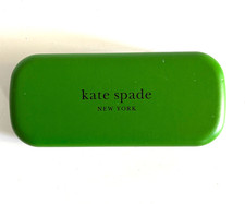 Authentic Kate Spade Eyeglass Case Green Black Case