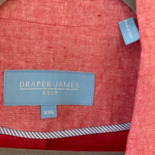 Draper James RSVP Coral Pink Linen Blend Single Button Blazer Jacket Women XXL - Picture 3 of 11