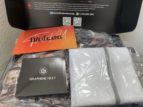 Wulcea Men Heated Graphene Jacket Size XL with battery pack NEW Camouflage  - product listing photo