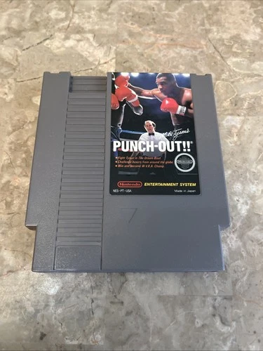 Mike Tyson's Punch-Out!! (NES, 1987) Retro Video Game Cartridge - UNTESTED