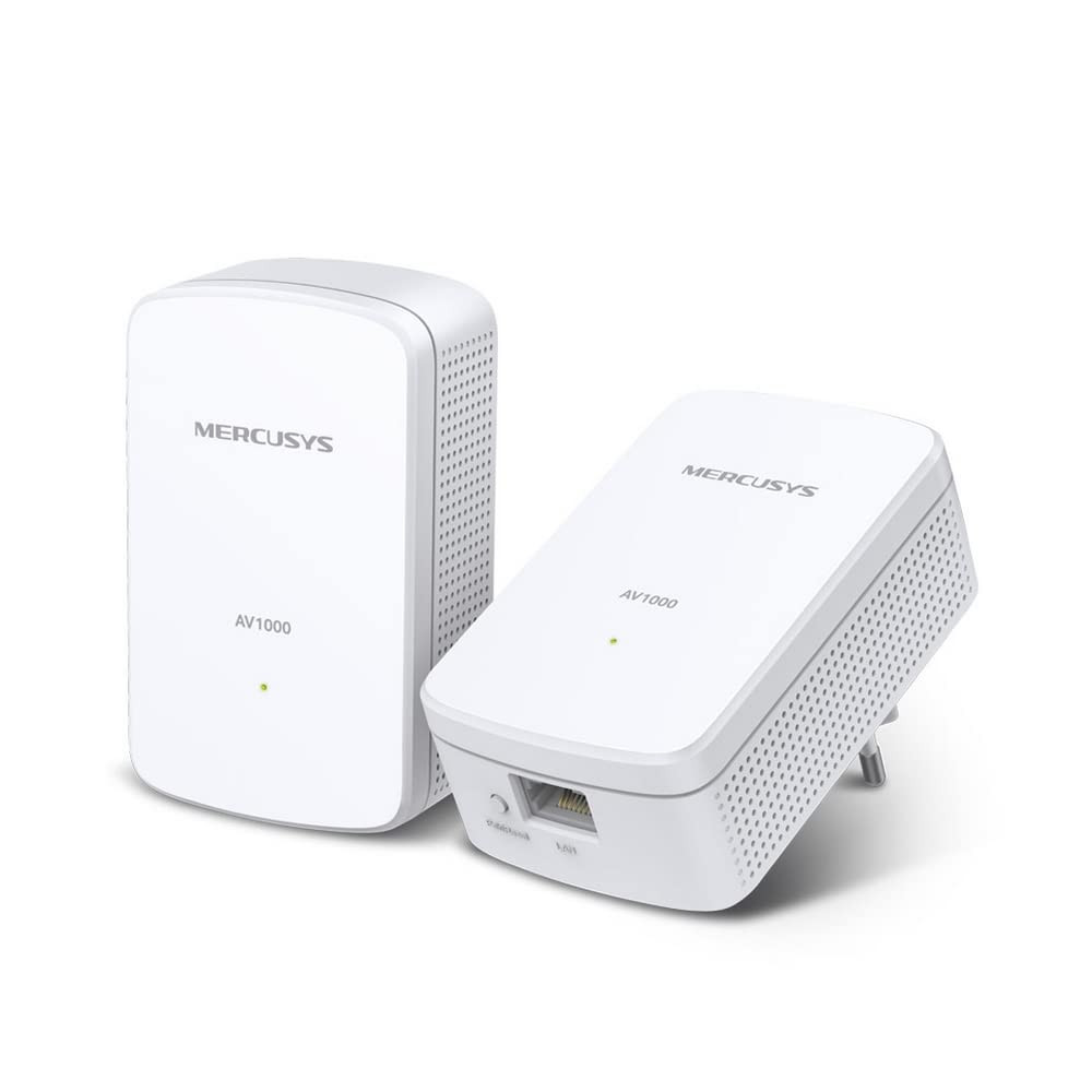 Mercusys TP-Link MP500 KIT Powerline Kit Homeplug AV2 Fino a 1000Mbps, 1 (f2F)