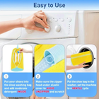 2Pcs Chenille Shoe Washing Bag for Washing Machine Laundry Shoe Cleaner Washer