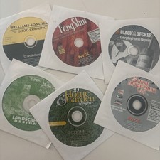 Vintage Lot Home Design Improvement Cooking landscape tools CD ROM Lot For PC