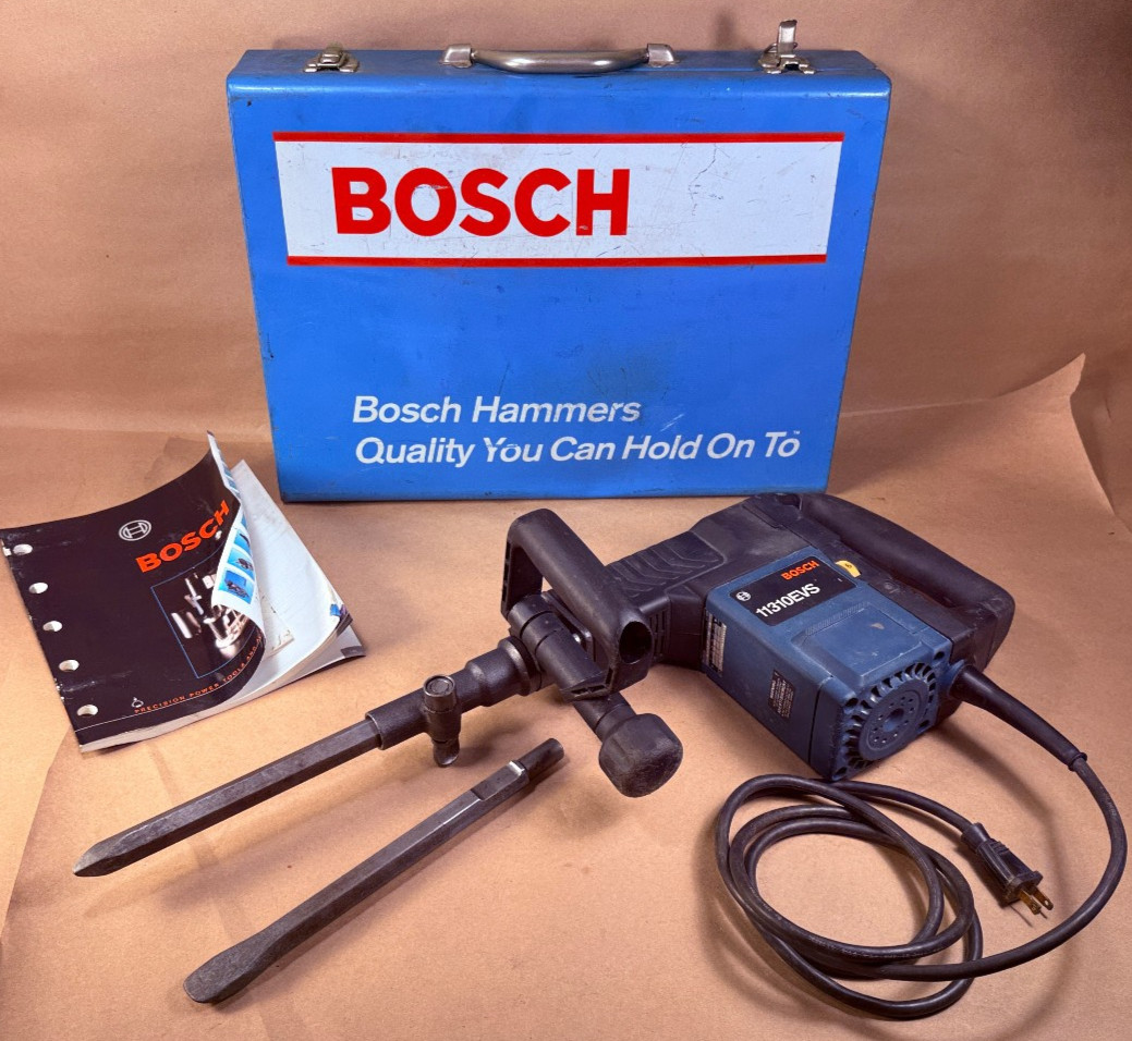 Bosch 11310EVS Electric 8.8 Amp Hex Demolition Breaker Hammer w/ Carrying Case