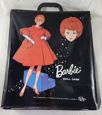 Vintage Mattel 1963 Midge Barbie Black Carrying Storage Case for Dolls  Clothes