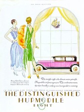 The Distinguished Hupmobile Eight 1927 Luxury Automobile Mag Print Ad Bonus Ad