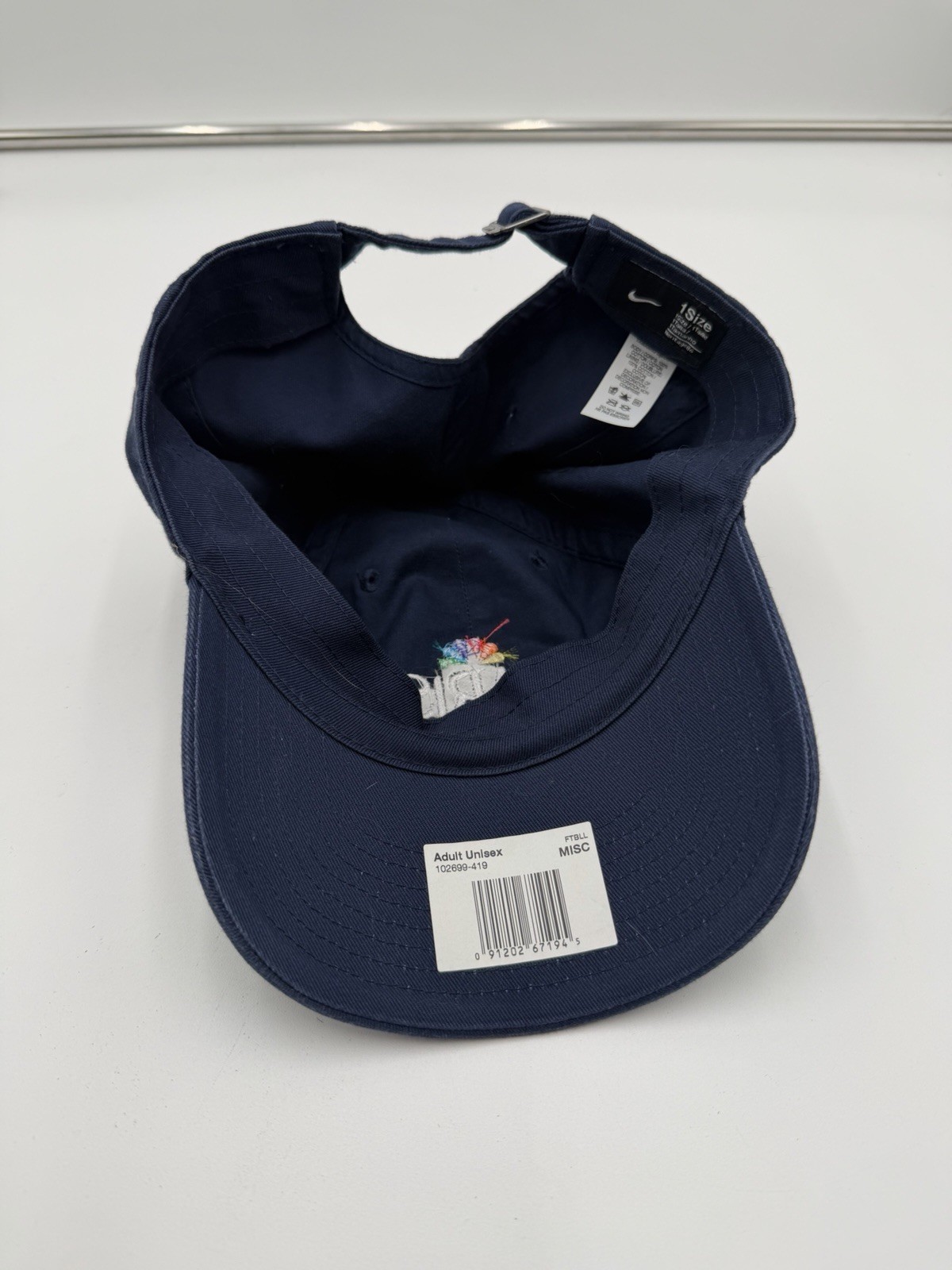 Nike Paris 2024 Olympics Hat NBC Logo Blue Cap Adjustable One Size Team USA Used thumbnail 3