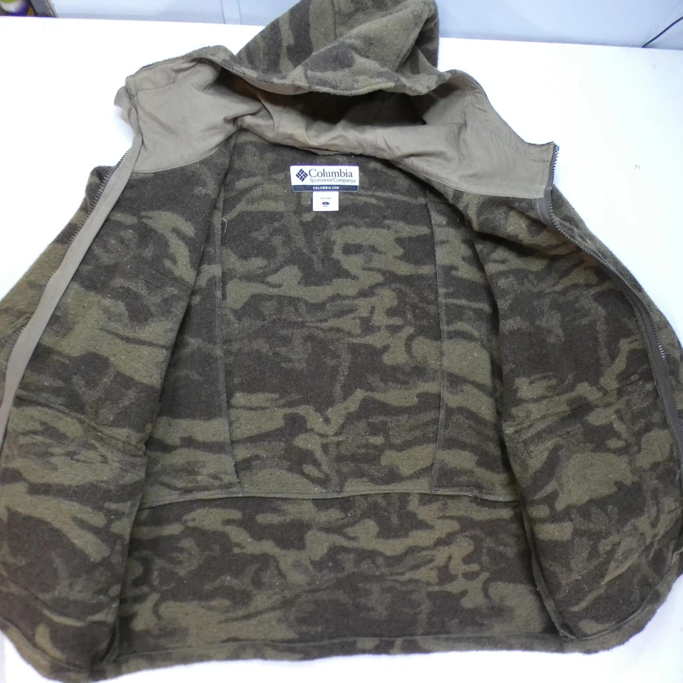 Chaqueta/pantalones de caza con capucha camuflados de lana Columbia Gallatin de colección para hombre grandes/36 W Foto 4 de 4