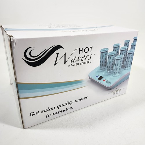 Calista Tools Hot Wavers Heated Rollers Curlers Set of Open Box No Case 10 Clips - Picture 8 of 11