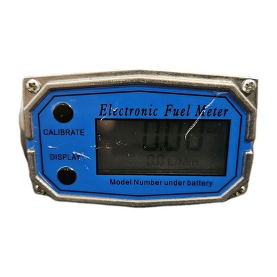 1'' NPT Digital Turbine Flow Meter With Digital LCD Display Reads in Gallons