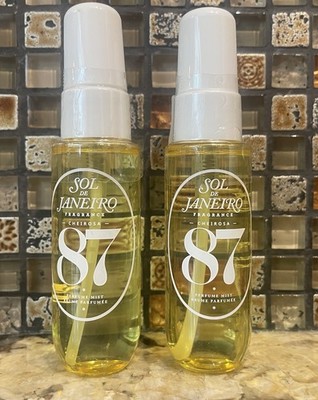Bundle 2 Sol De Janeiro CHEIROSA 87 Perfume Mist 1oz  / 30mL Travel Size Spray