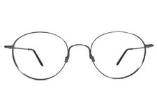 Flexon Eyeglasses Frames 623 CHARCOAL Matte Gray Round Wire Rim 48-19-140