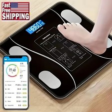 Digital Smart Body Fat Scale BMI Analyzer Weight Health Fitness Bone Mass Muscle