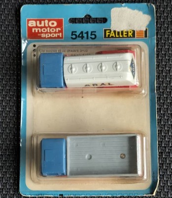 Faller AMS 5415 ~~ Karosserie-Set mit Mercedes LKW und Aral Tankwagen #DEZ4340