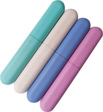 4 Pack Toothbrush Cases Holder for Travel,Bathroom,School, Toothbrush Container