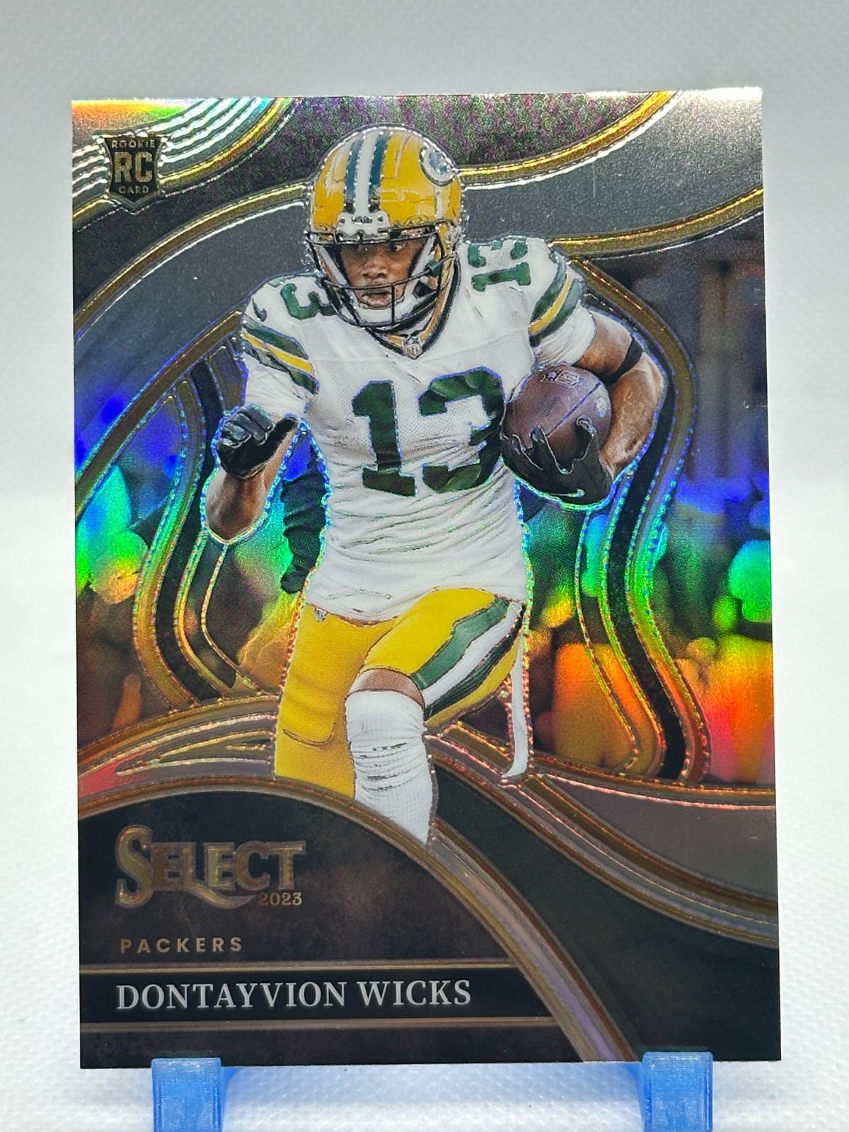 Dontayvion Wicks 2023 Panini Select Club Silver Prizm #271 (RC) Packers