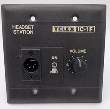 Telex IC-1F Intercom Headset Station/ 92860-003 / New open box