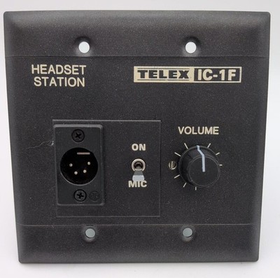 Telex IC-1F Intercom Headset Station/ 92860-003 / New open box