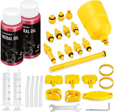 Brake Bleed Kit for Shimano Tektro Hydraulic Disc Brakes Mineral Oil Including